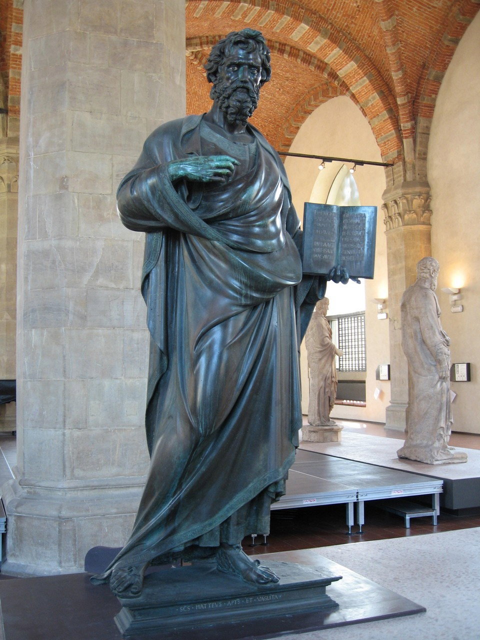 San Matteo Evangelista (statua) by Ghiberti Lorenzo (sec. XV)